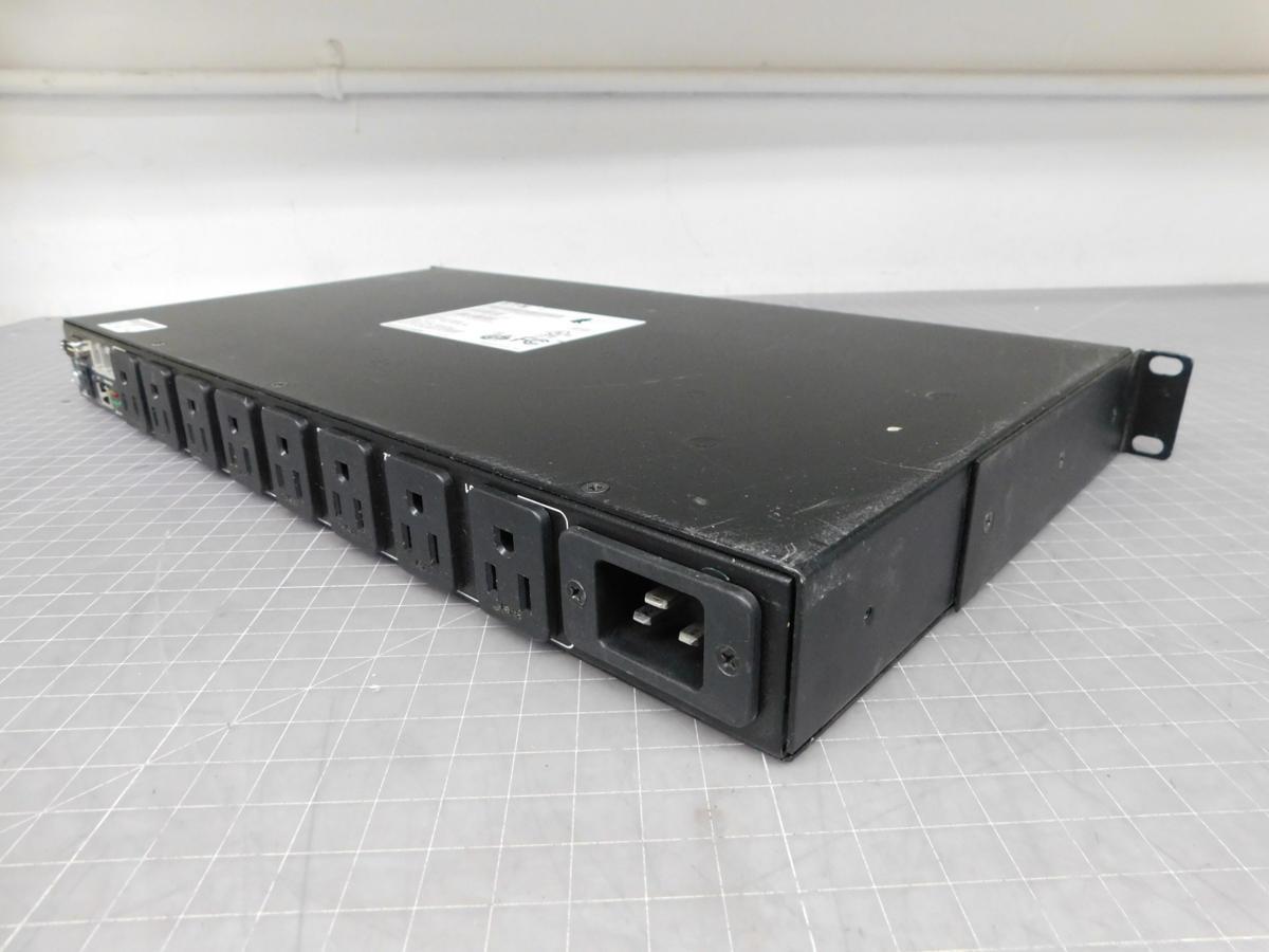 Eaton #IPC3402-NET, intelligent power controller, 8 outlets, 19" rack mount, 120 Volts AC, 1 phase
