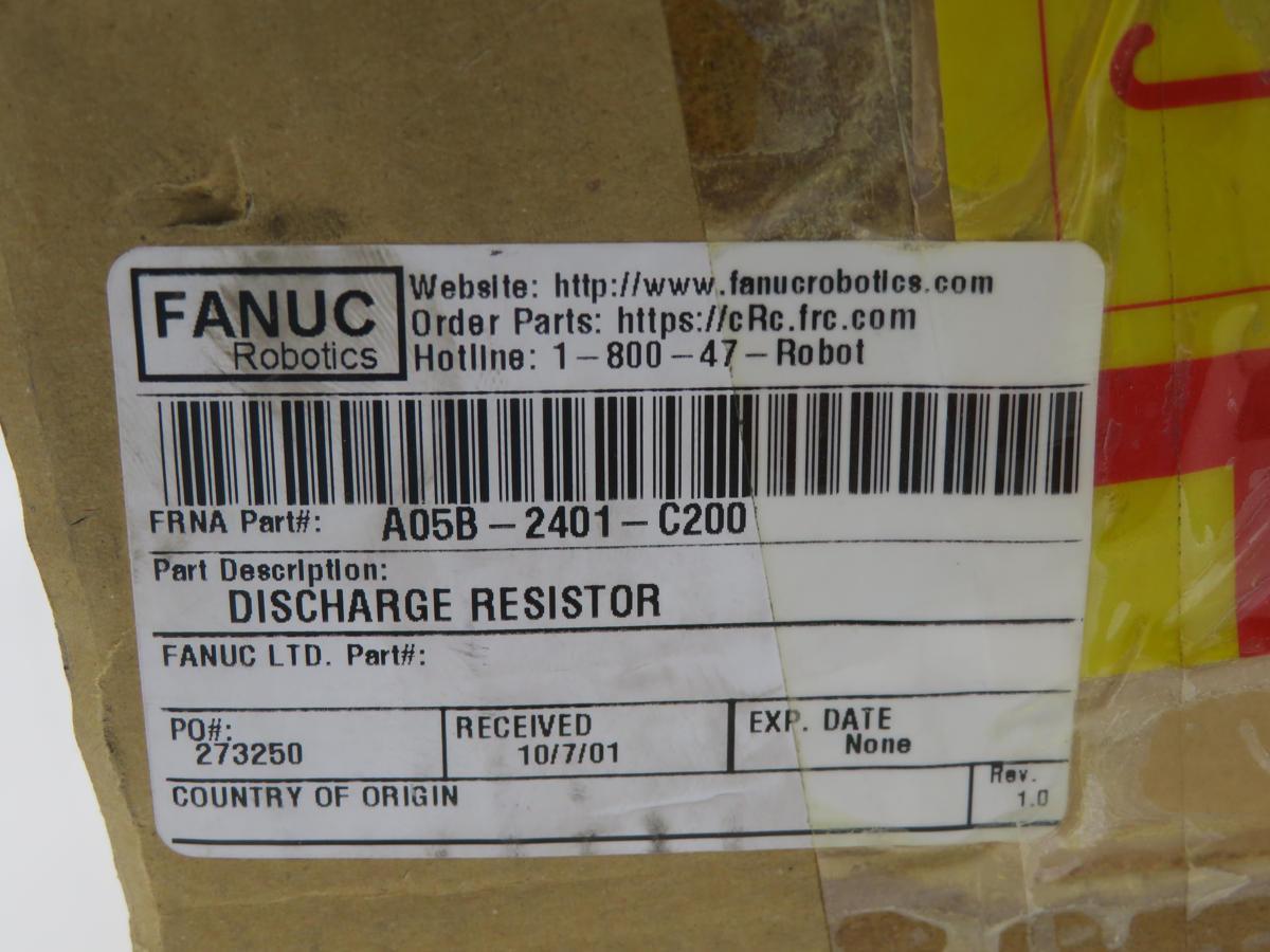 Fanuc #A05B-2401-C200, discharge resistor
