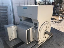 500 HP 1779 RPM Siemens, Frame 500, weather protected enclosure type 2, BB, 575 Volts