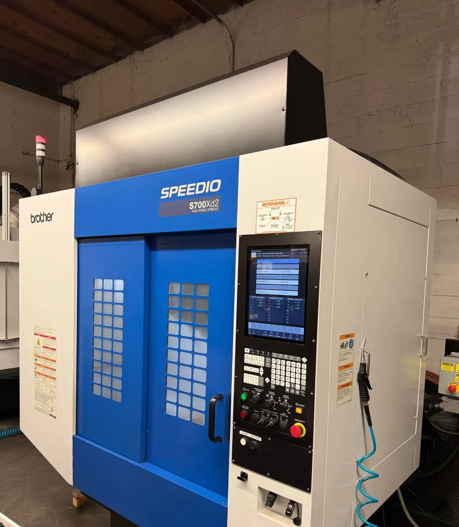 Brother #Speedio-S700XD2, CNC Drilling & Tapping Center, 27.6" X, 15.7" Y, 11.8" Z, 23.6" x 15.7" table, 11.8