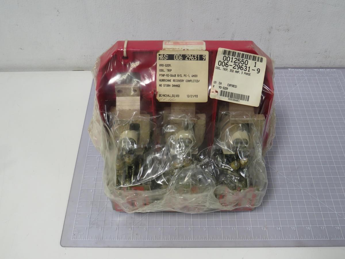 M & S #R90-3209, 006-29631-9 coil trip, 350 Amp, 3 phase