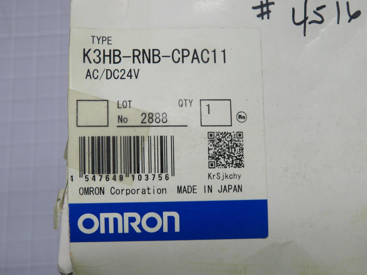 Omron #K3HB-RNB-CPAC11, count indicator, 100-240 Volts AC