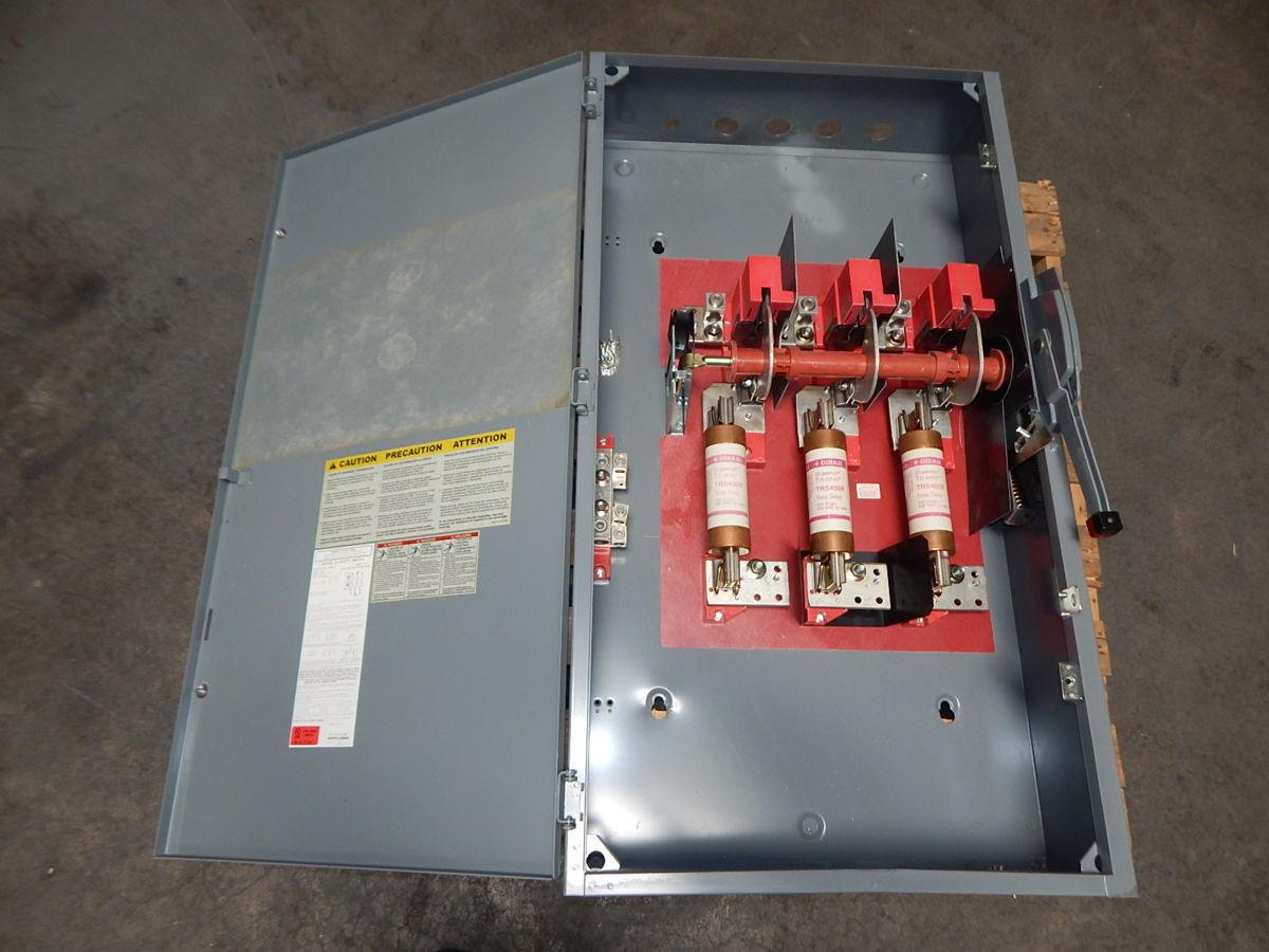 400 Amp. Square D #H365N, heavy duty safety switch, 600 Volts AC, 3 phase