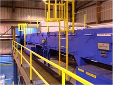 Cleaning Line, Hunter, 65" max.width, 800 FPM, 72' max.dia.coil, uncoiler, recoiler, 2007