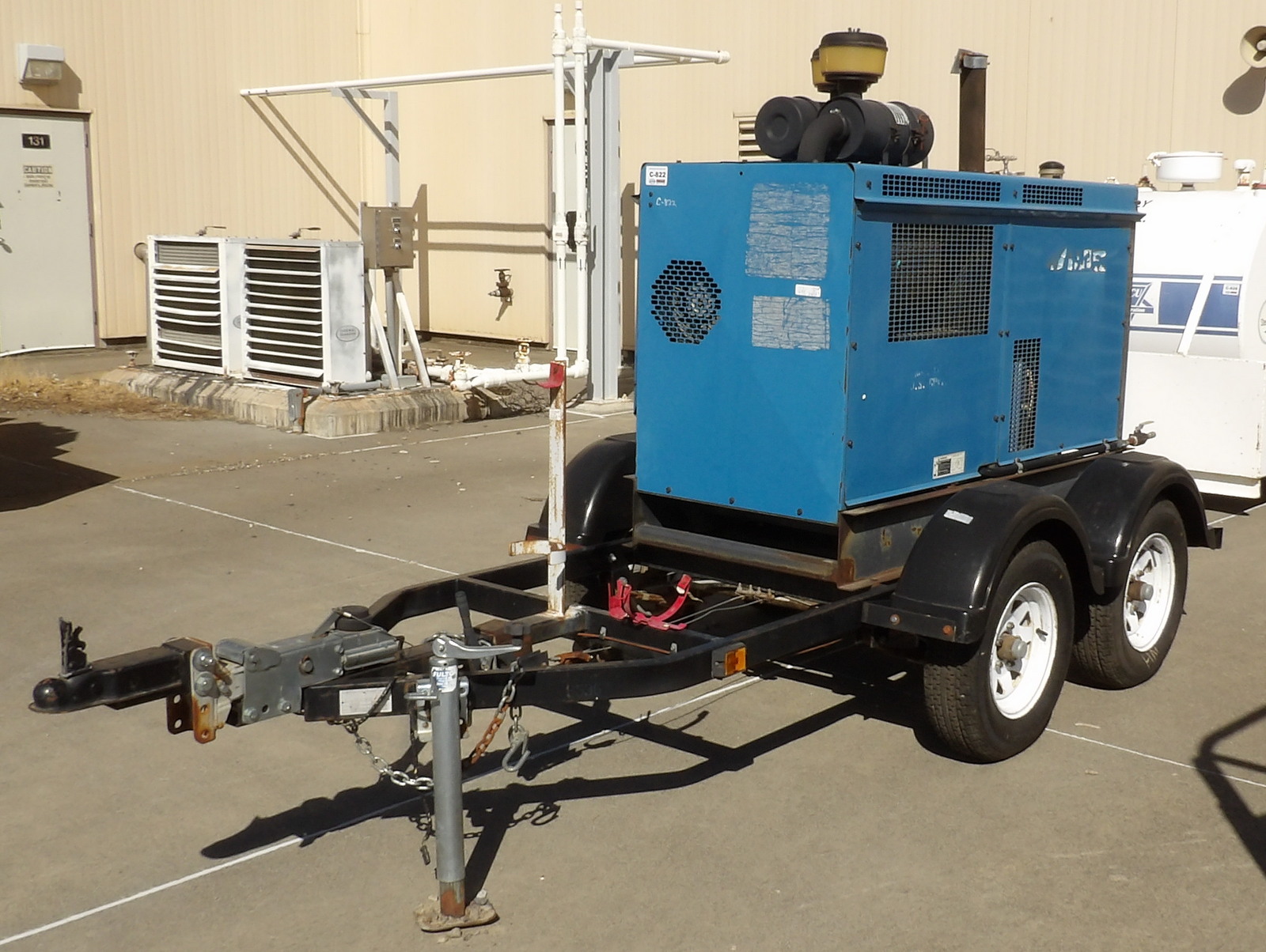 Miller #Air-Pak, Multi-Process Welder/Generator w/ Air Compressor, Deutz 3-cylinder diesel, 1PH/3PH, 120/240