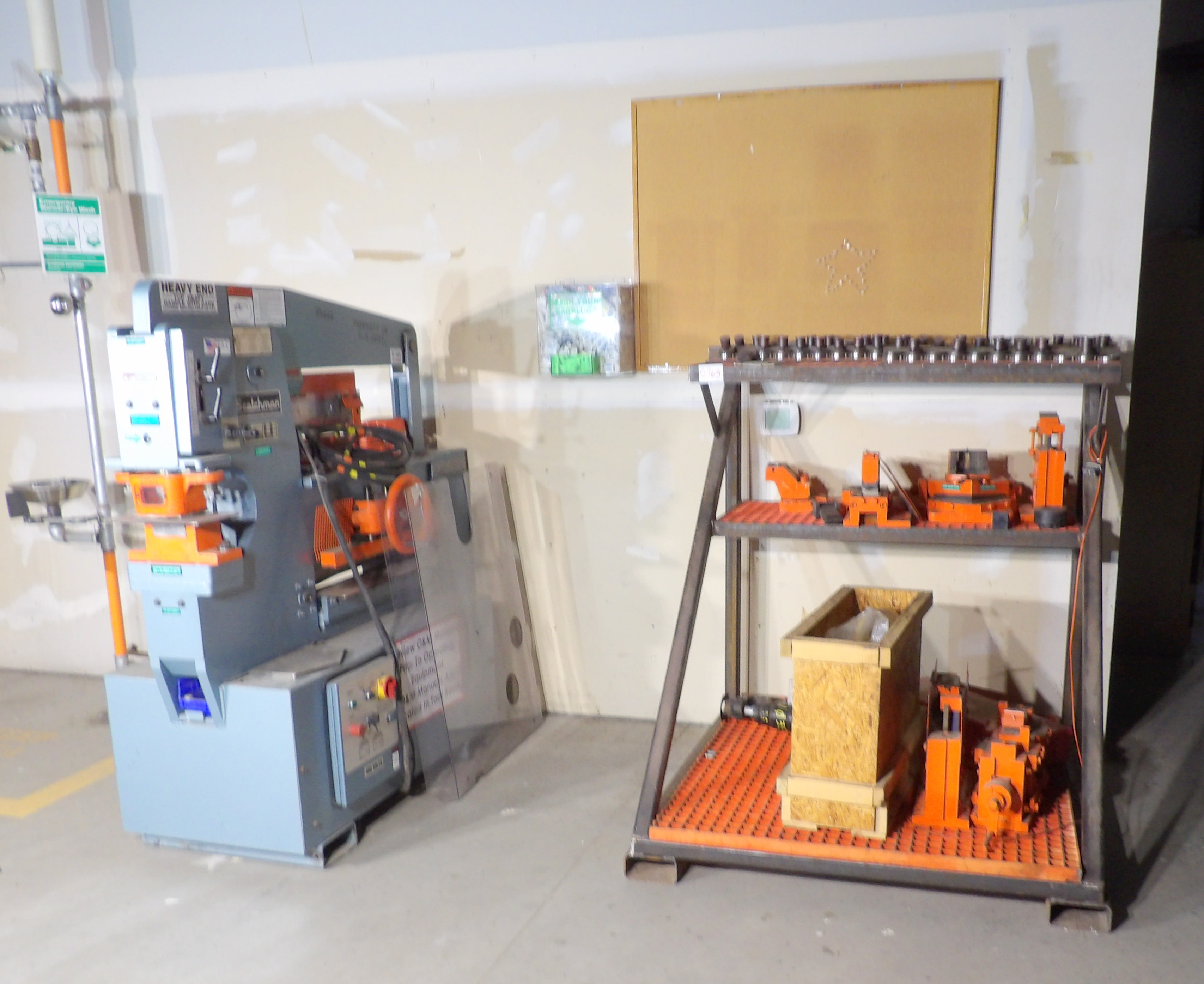 Scotchman #6509-24M, Hydraulic Ironworker, 2,500 lb. hydraulic pressure, punch, shear, rod shear, notcher
