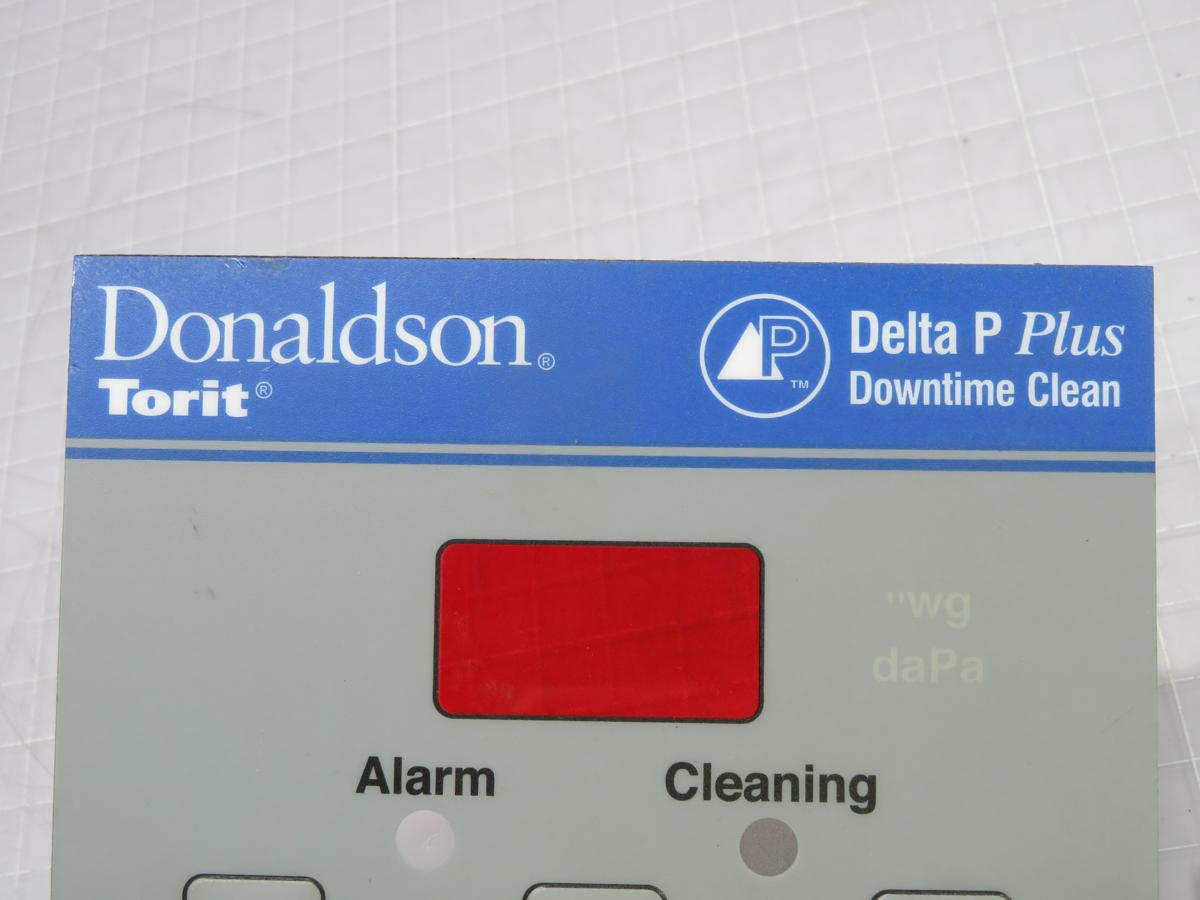 Donaldson #7508201, Torit control panel, Delta P