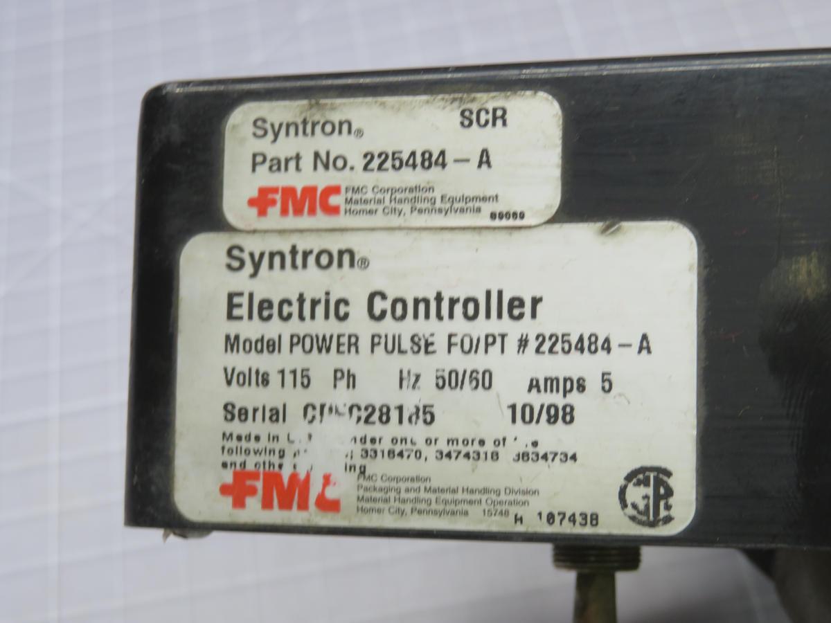 FMC #225484-A, power controller, 115 Volts, 5 Amp (2 available)