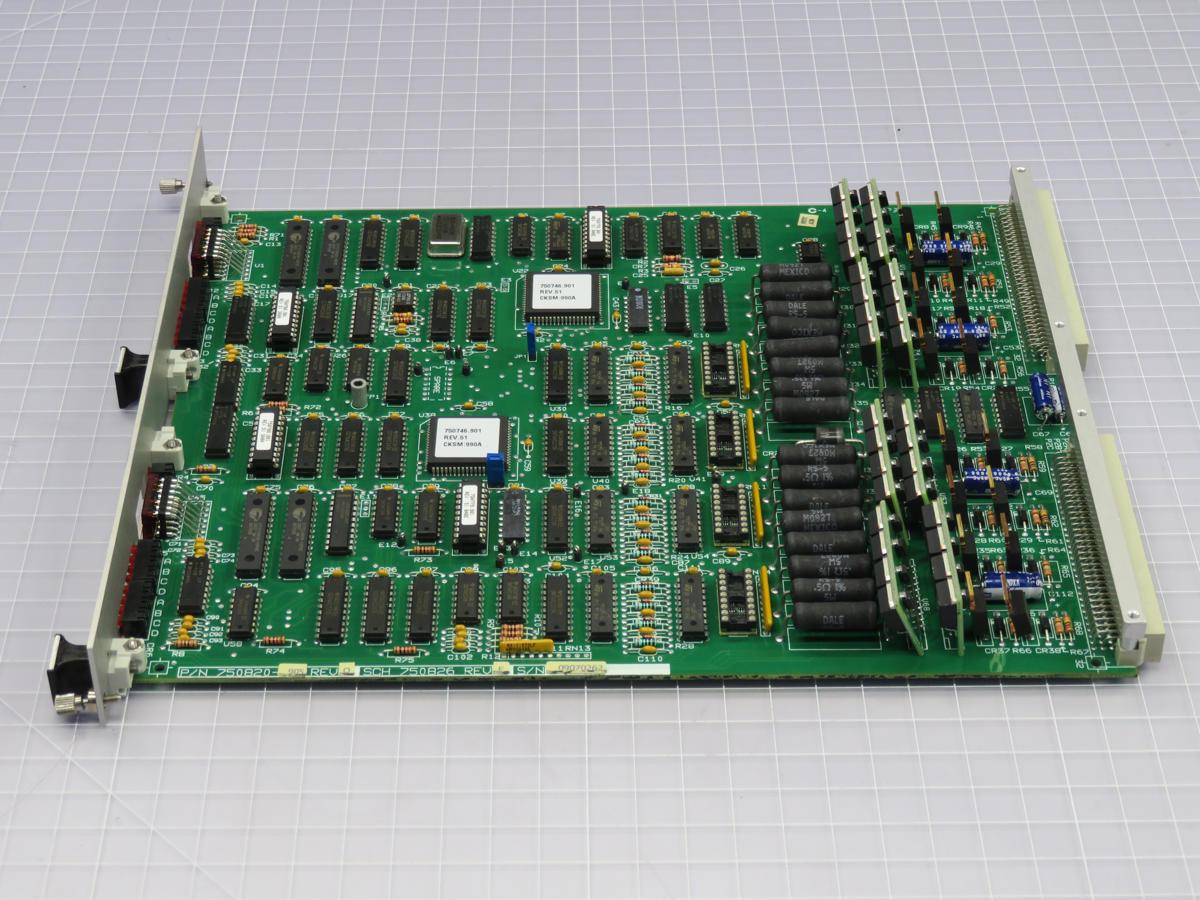 Siemens #750820-905, tarjeta de control de motor, Rev Q