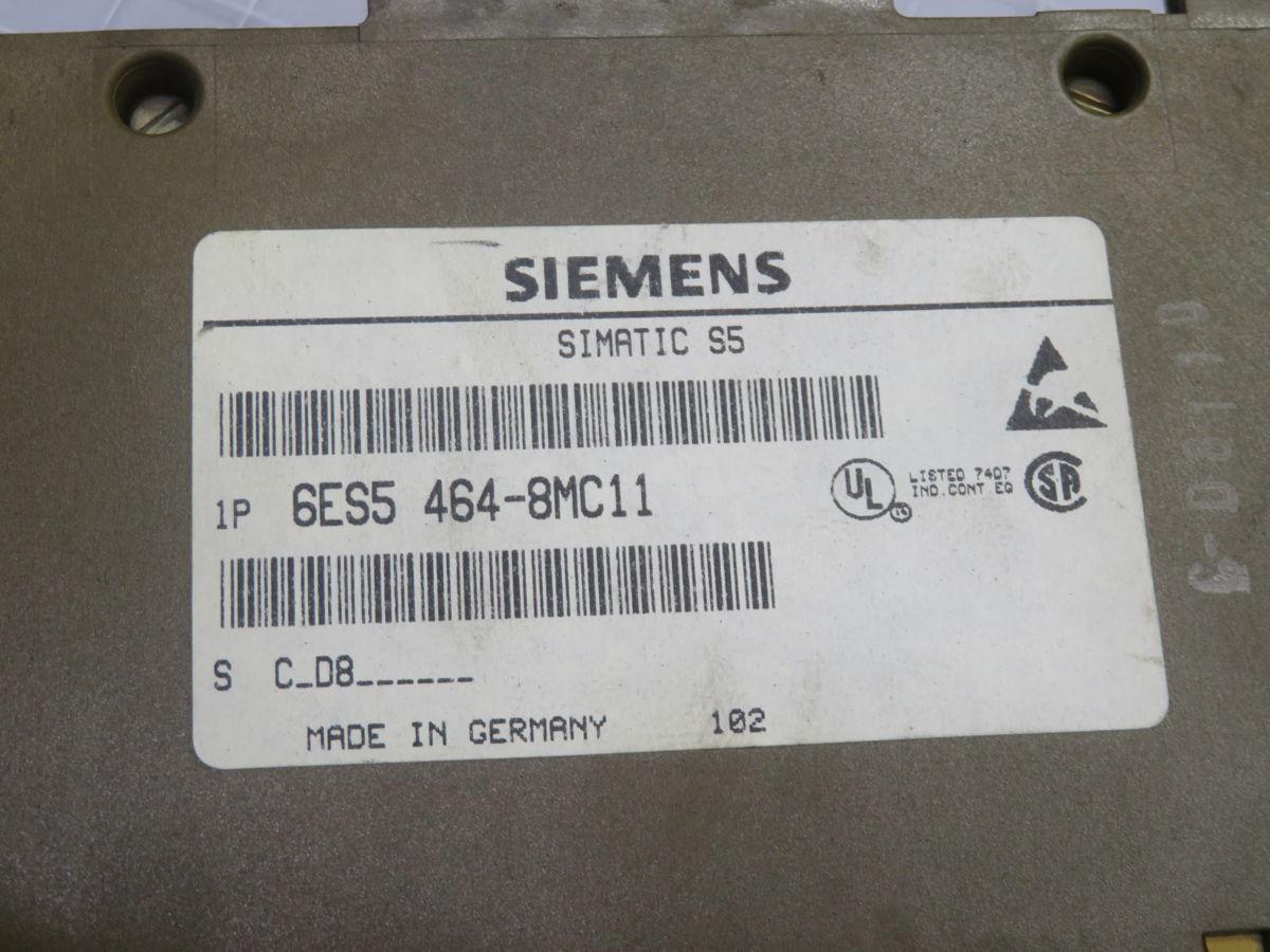 Siemens #6ES5-464-8MC11, módulo de entrada analógica Simatic S5, 4 puntos, LOTE de 5