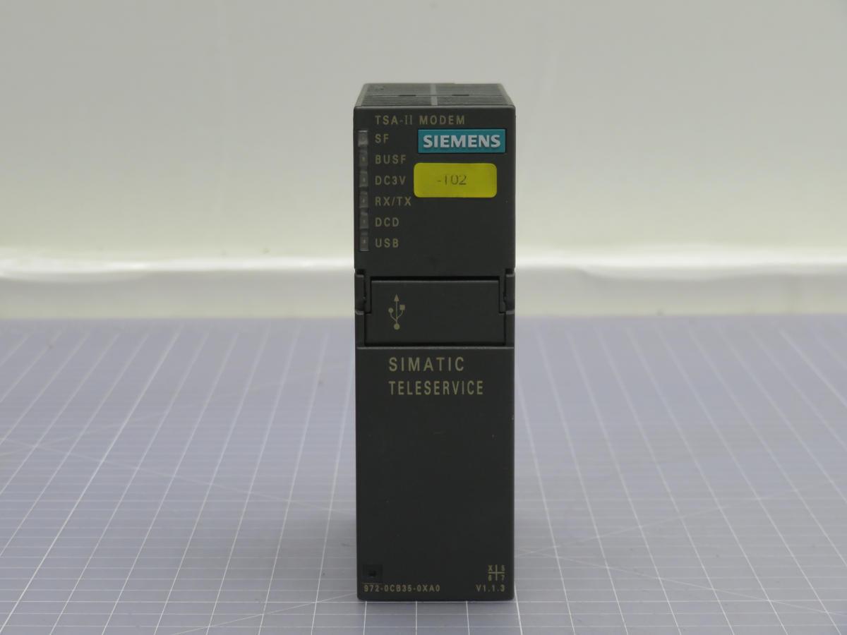 Siemens #6ES7-972-0CB35-0XA0, adaptador Simatic TeleService TS Adapter II, 24 Volts DC