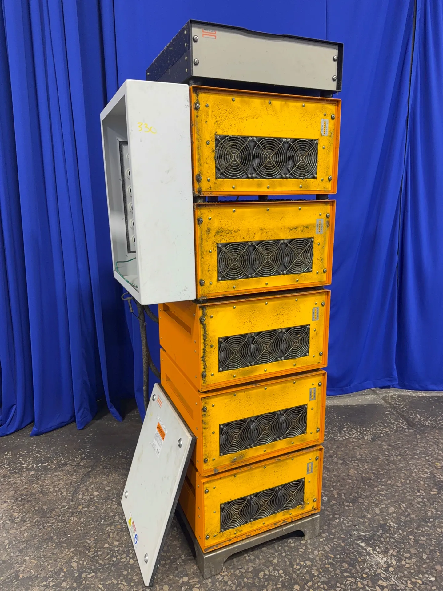 American Plating Power #D480-G12/7500-WRG-TFO, rectifier, 12 Volts 7500 amp output, PM4801500025-TFT modules