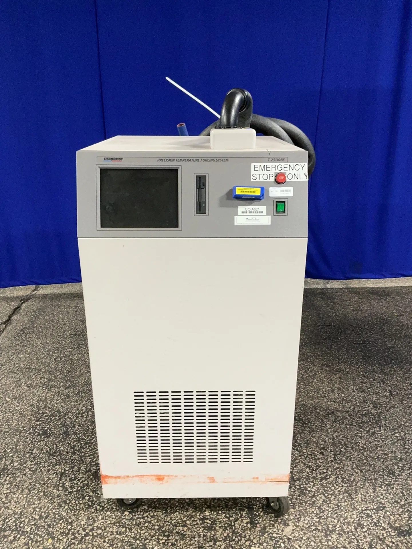 Thermonics #T-2500BE, precision temperature forcing system, 80-100 PSI.