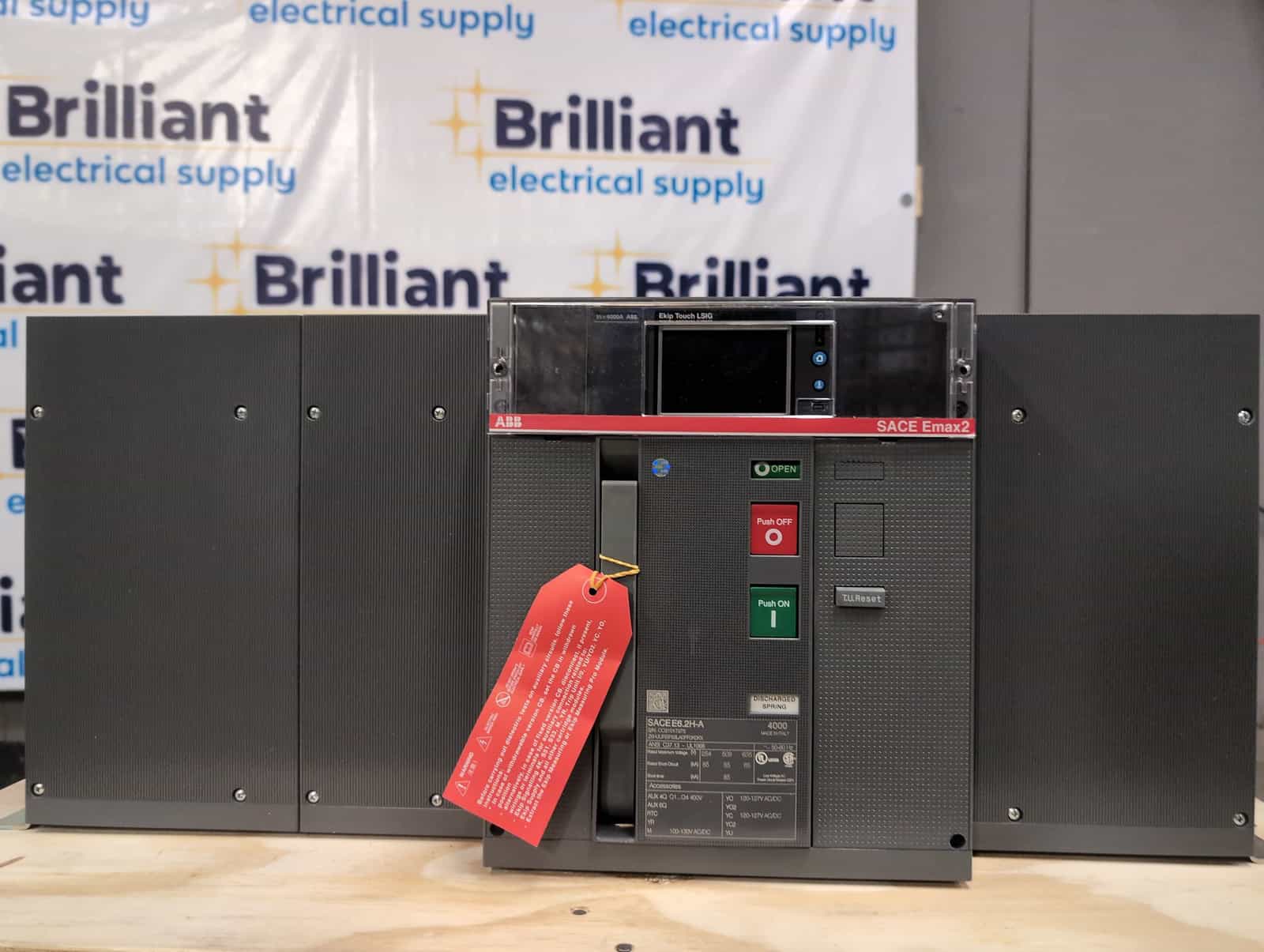 4000 Amps, ABB #SACE-E6.2H-A, I-Line Power Circuit Breaker, 635 Volts, NEW