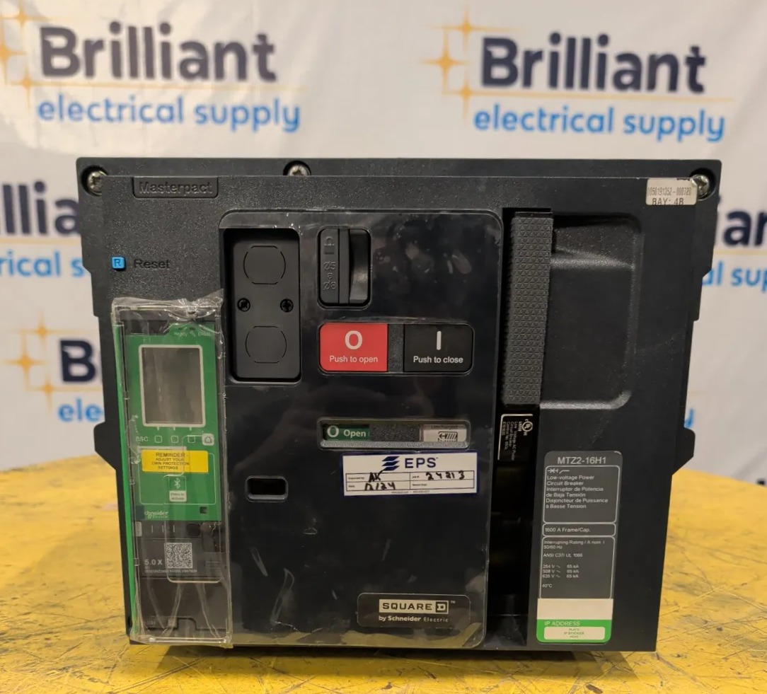 1600 Amps, Square D #MTZ2-16H1, Insulated Case Circuit Breaker, 635 Volts