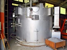 60" diameter x 72" H Annealing Furnace, gas-fired,hydrogen gas, 2150&deg;F,complete w/control