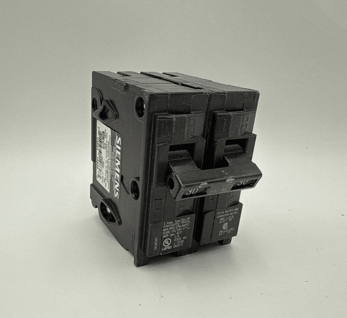 30 Amps, Siemens #Q230, Circuit Breaker, 2-Pole, 240/120 Volts, NEW