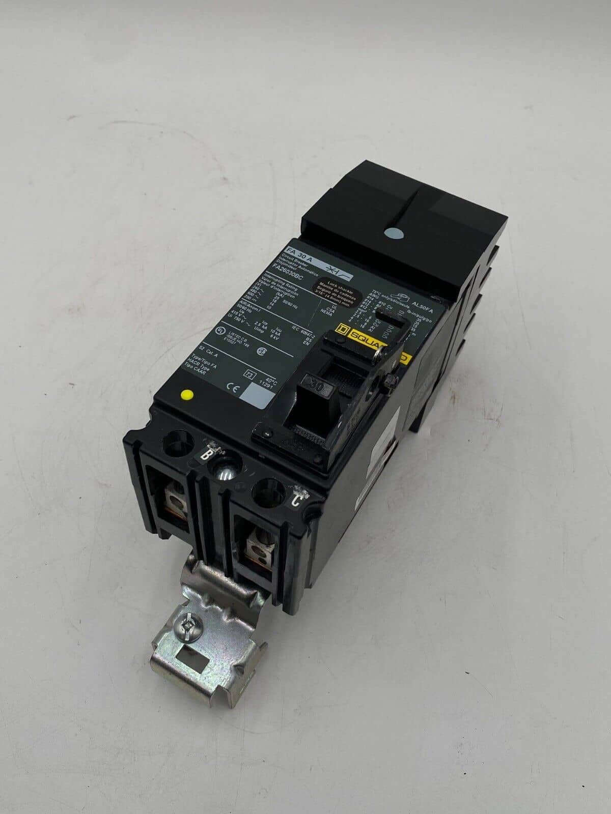 30 Amps, Square D #FA22030BC, I-Line Circuit Breaker, 2-Pole, 240 Volts