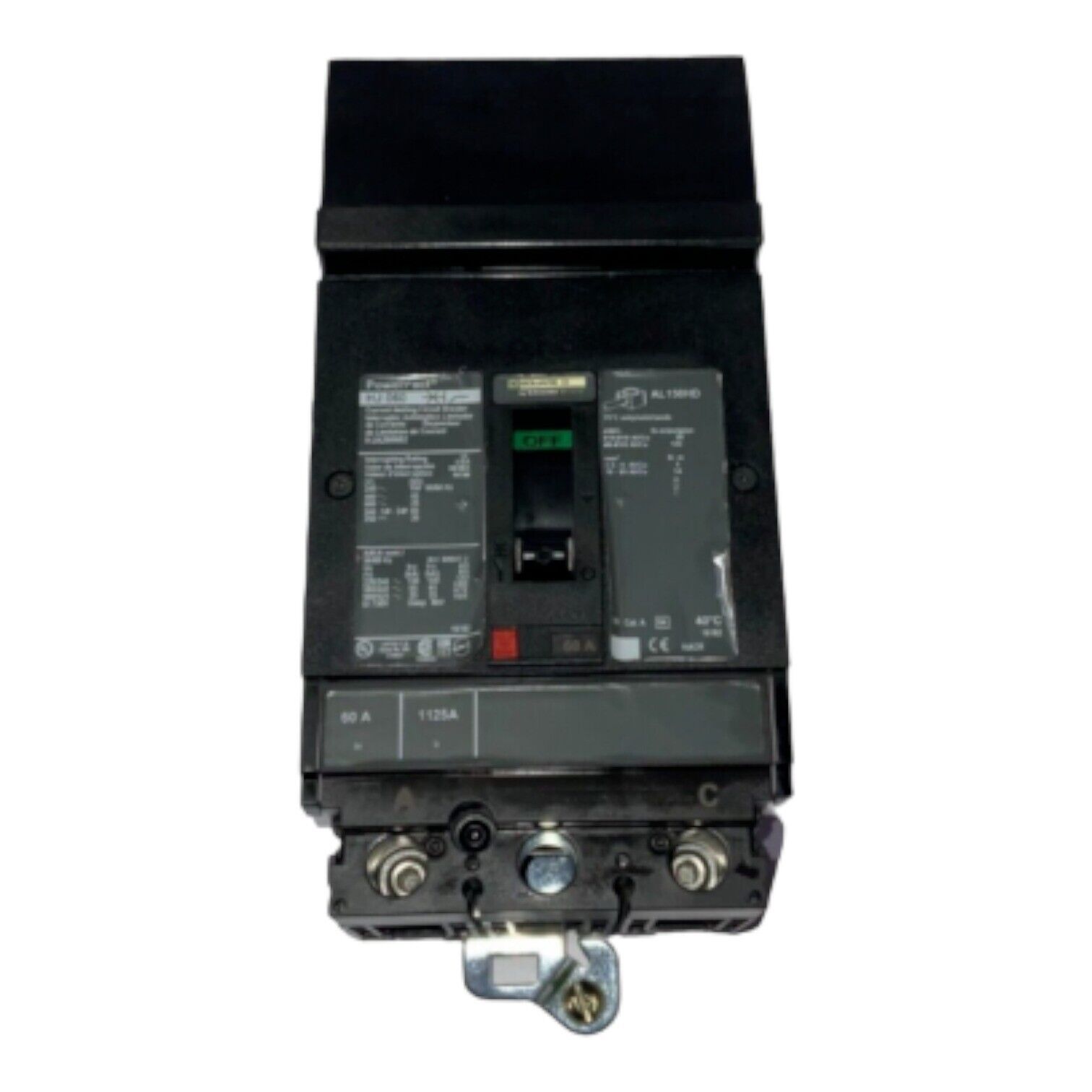 60 Amps, Square D #HJA260602, I-Line Circuit Breaker, 2-Pole, 600 Volts