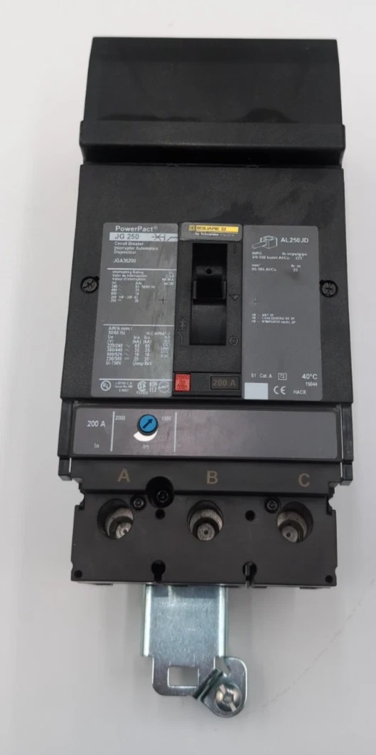 200 Amps, Square D #JGA36200, I-Line Circuit Breaker, 3-Pole, 600 Volts, NEW