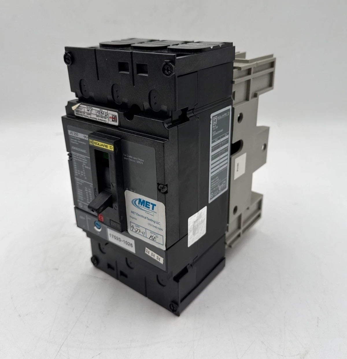 225 Amps, Square D #JGN36225AABC, Circuit Breaker, 3-Pole, 600 Volts