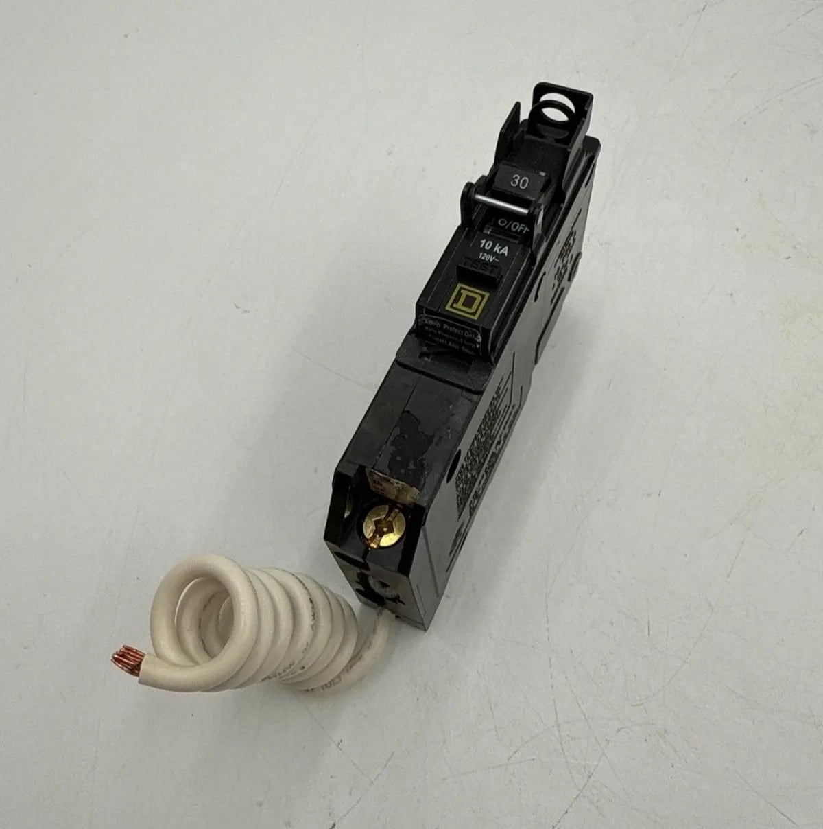 30 Amps, Square D #QOB130EPD, Circuit Breaker, 1-Pole, 120 Volts