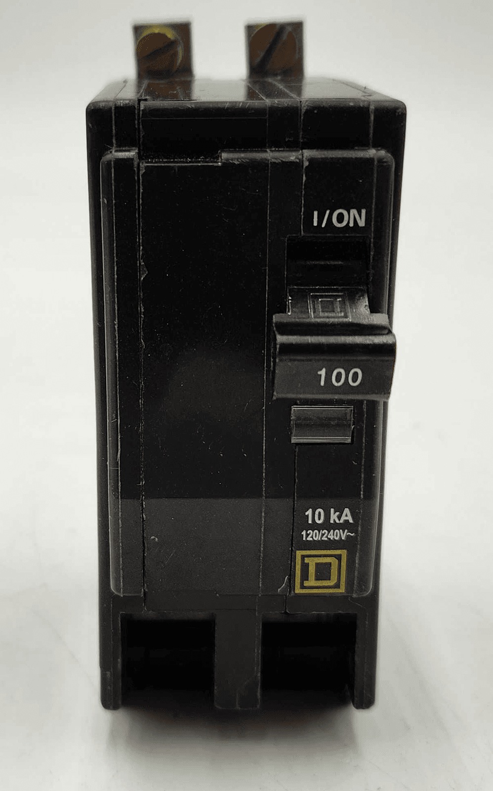 100 Amps, Square D #QOB2100, Circuit Breaker, 2-Pole, 240 Volts, 10kA