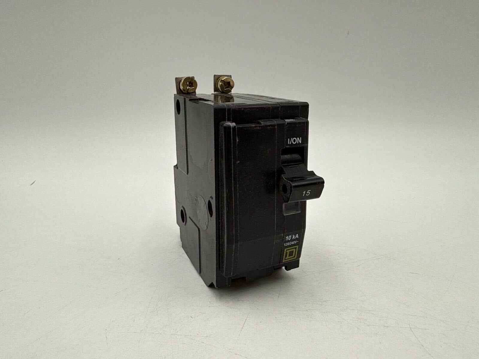 15 Amps, Square D #QOB215, Circuit Breaker, 2-Pole, 240 Volts, Bolt-On