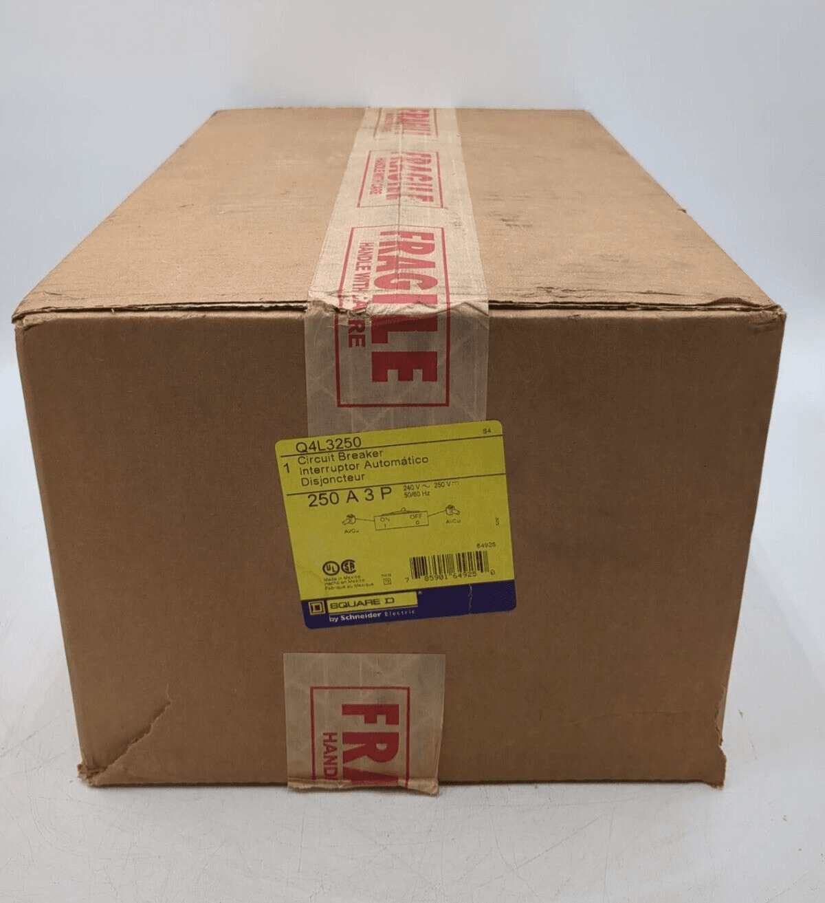 250 Amps, Square D #Q4L3250, Circuit Breaker, 3-Pole, 240 Volts, NEW