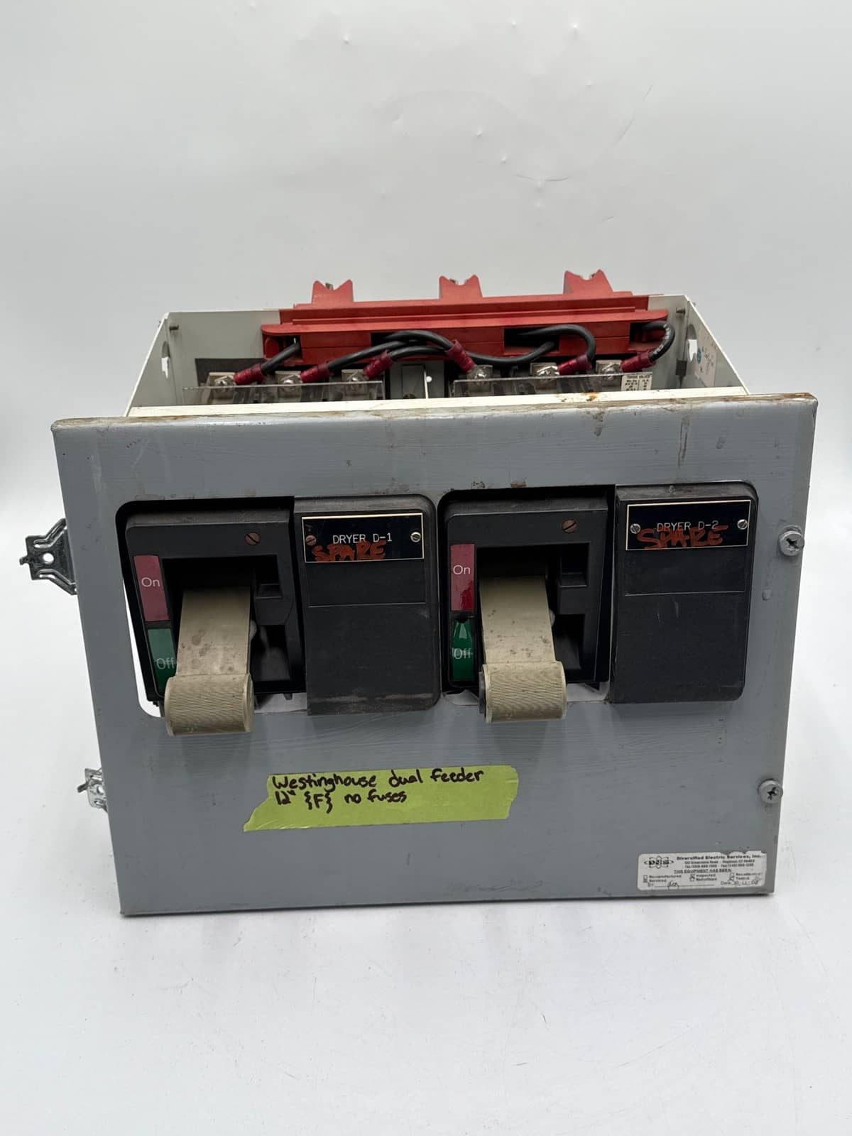 Eaton #Freedom-2100, 30 Amp, 12" Dual Twin Feeder MCC Bucket Fusible