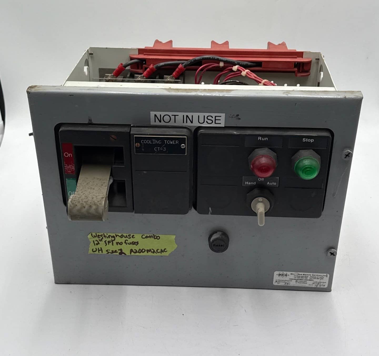 Eaton #Freedom-2100, 12", 30 Amp, MCC Bucket Size 2 Starter A200M2CAC