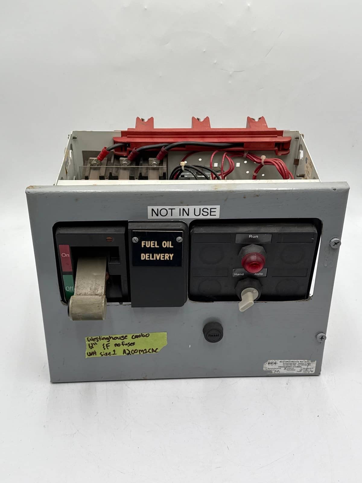 Eaton #Freedom-2100, 12", 30 Amp, MCC Bucket Size 1 Starter A200M1CAC