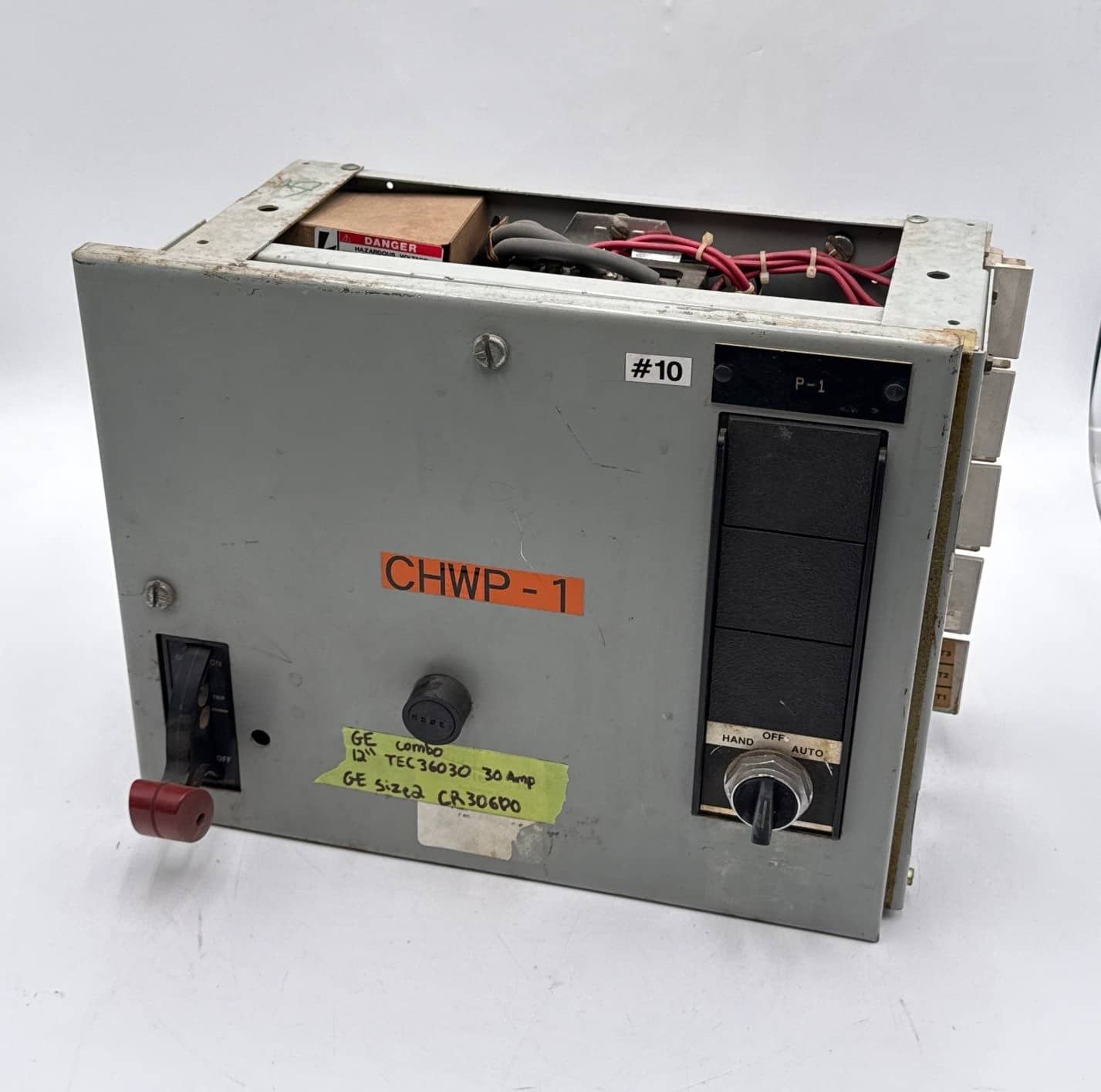 General Electric #8000, 12", 30 Amp, Combo MCC Bucket Starter Size 2 Breaker TEC36030