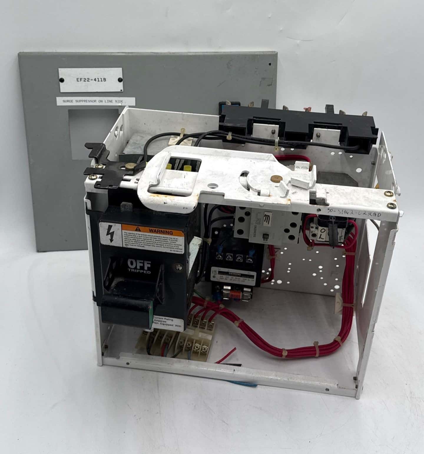 Siemens Model 95, 12", 25 Amp, Combo MCC Bucket Size 1 3TF44 Starter ED63A025