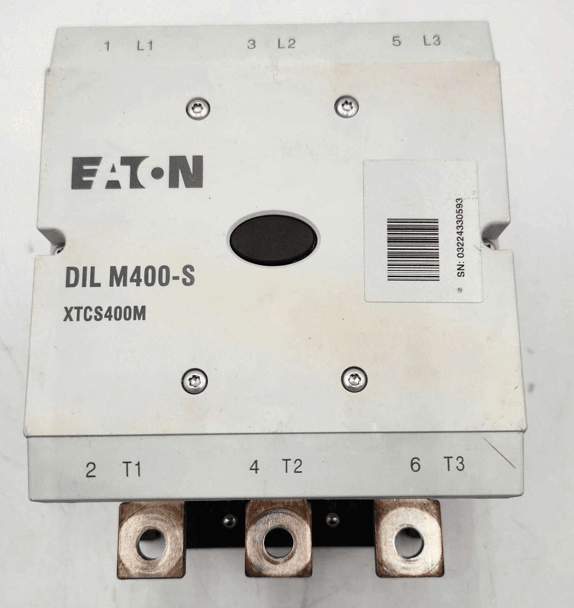 400 Amp. Eaton #XTCS400M, Contactor, 600 Volts, 3-Pole, 120 Volts Coil