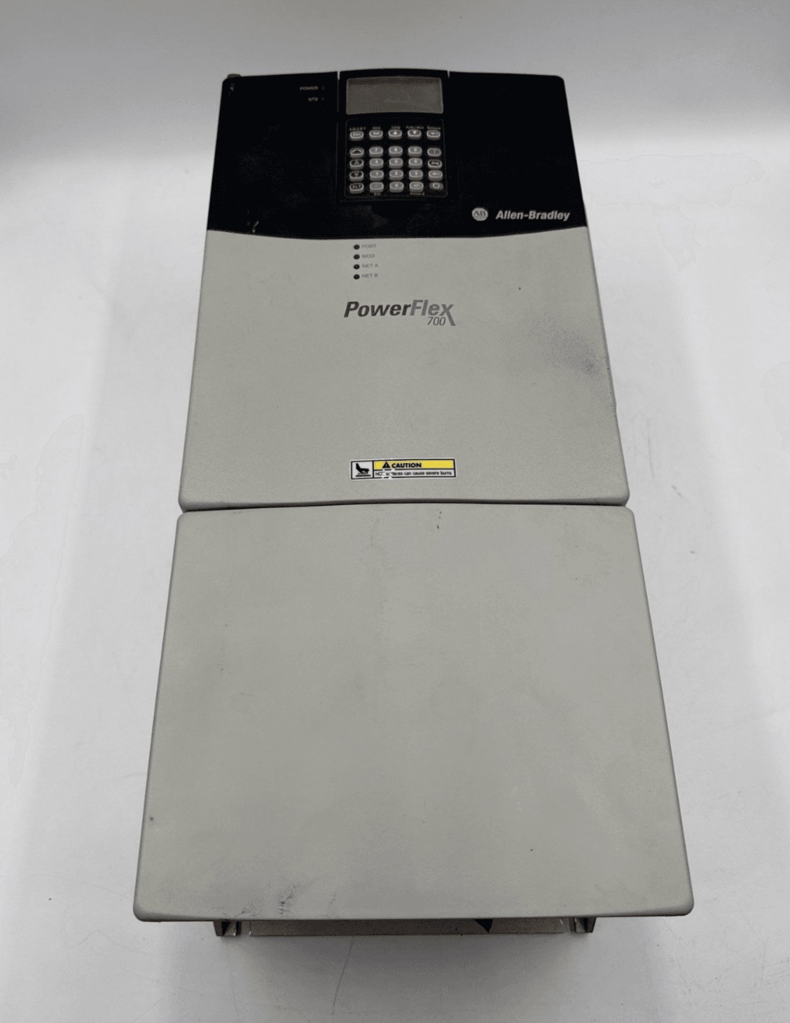 30 HP Allen-Bradley #20BD040A3AYNAND0, PowerFlex 700 AC Drive, 22 KW, 480 Volts, 3PH, 47-63 Hz.