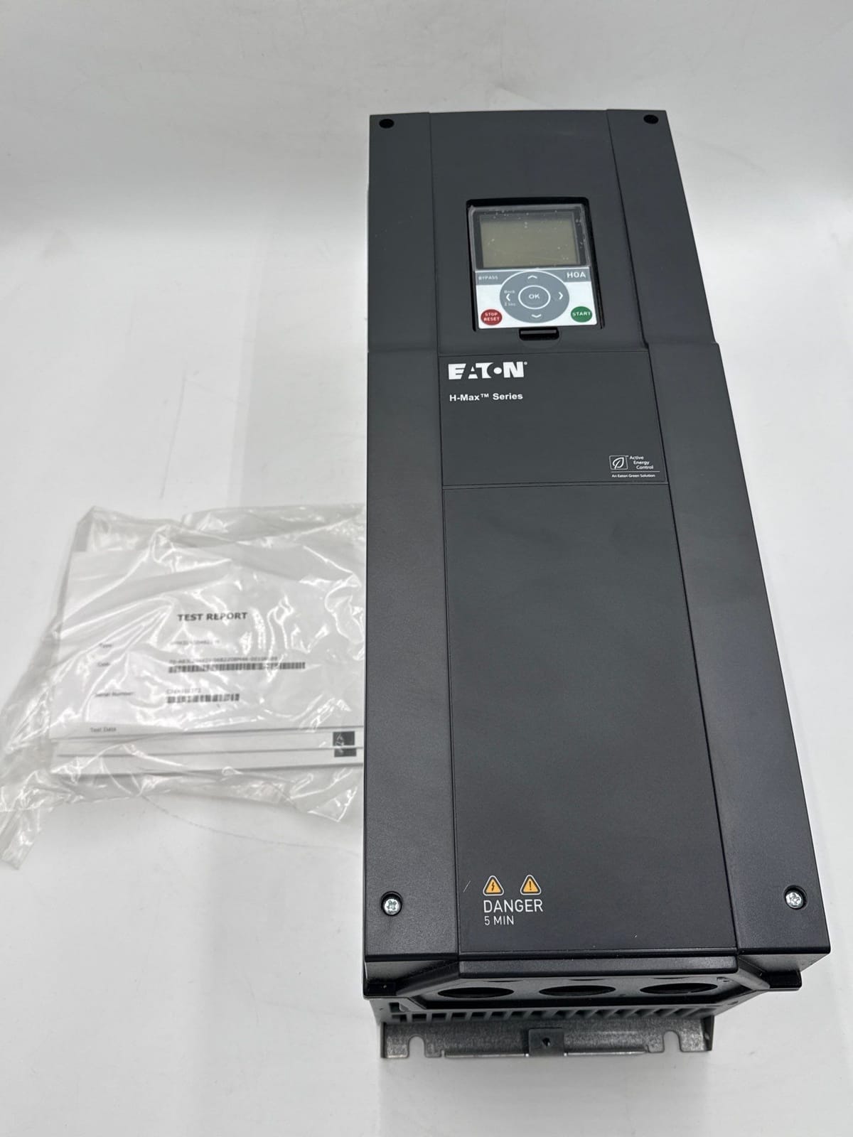15 HP Eaton #HMX32AG04821-N, AC Frequency Drive H-Max VFD, 11 KW, 208-240 Volts, 43.8 Amp, NEW
