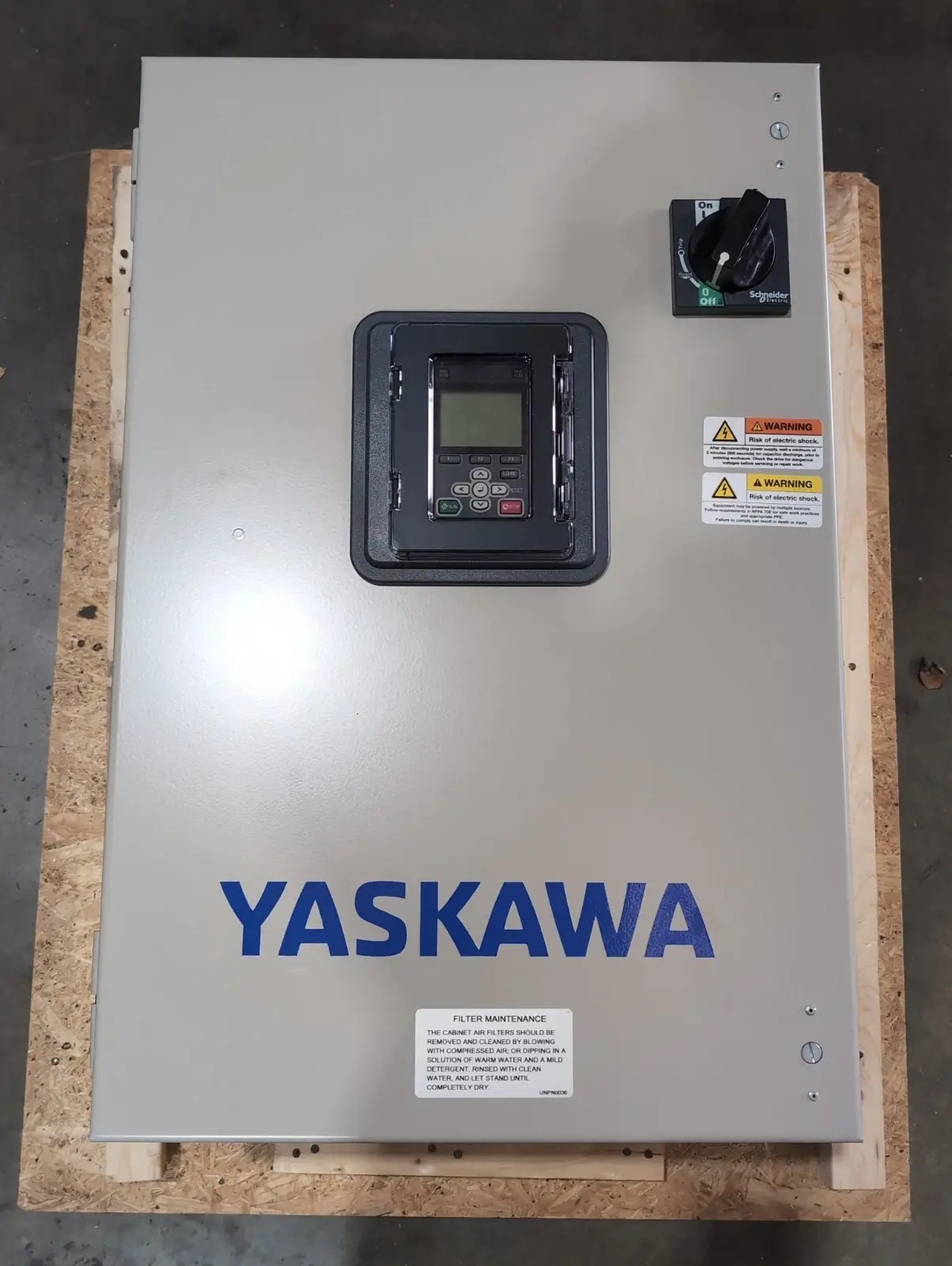 10 HP Yaskawa #GA80U4018ABM, GA800, 380-480 Volts, 3PH, Variable Frequency Drive VFD, NEW
