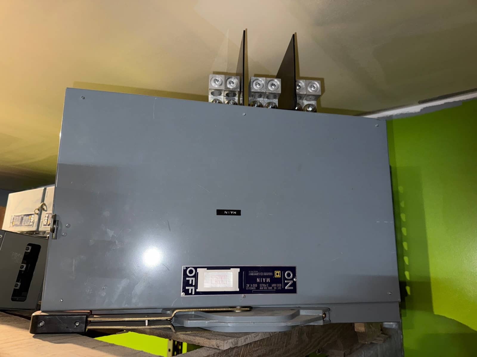600 Amp. Square D #QMB366MW, qmb panelboard s, 600 Volts