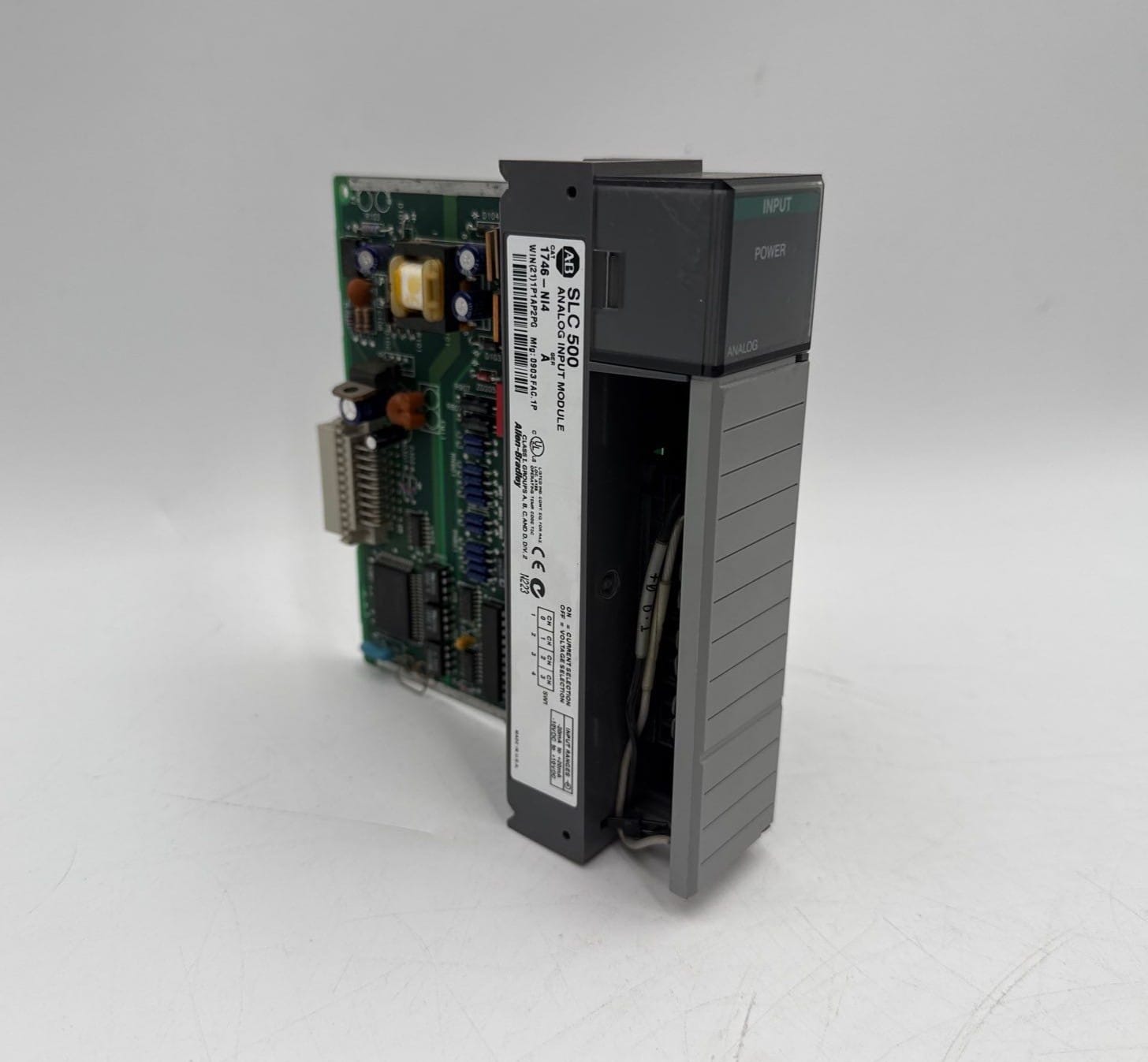 Allen-Bradley #1746-NI4, Ser A SLC 500 Analog Input Module 4 Channel