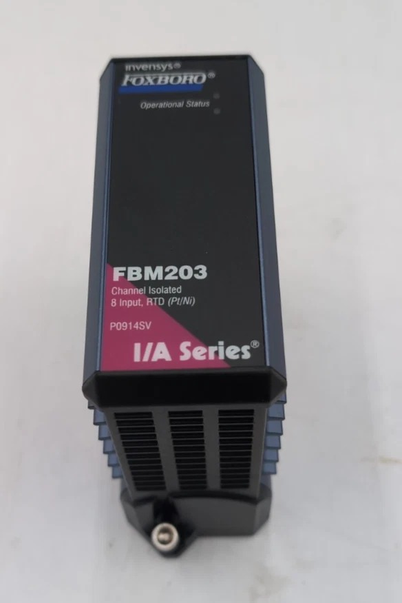 Foxboro #FBM203-P0914SV, FBM203 Power I/O Module Channel Isolated 8 Input P0914SV 10ohm RTD