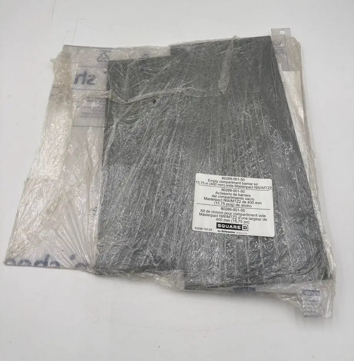 Square D #80289-001-50, Empty Compartment Barrier Kit 15.75" Masterpact NW MTZ2, NEW