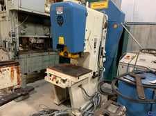 67 Ton, Muller #EXP60-SF/HK, 5.5" stroke, 11" thr, 4660 V., eccentric press, 2002, #2064