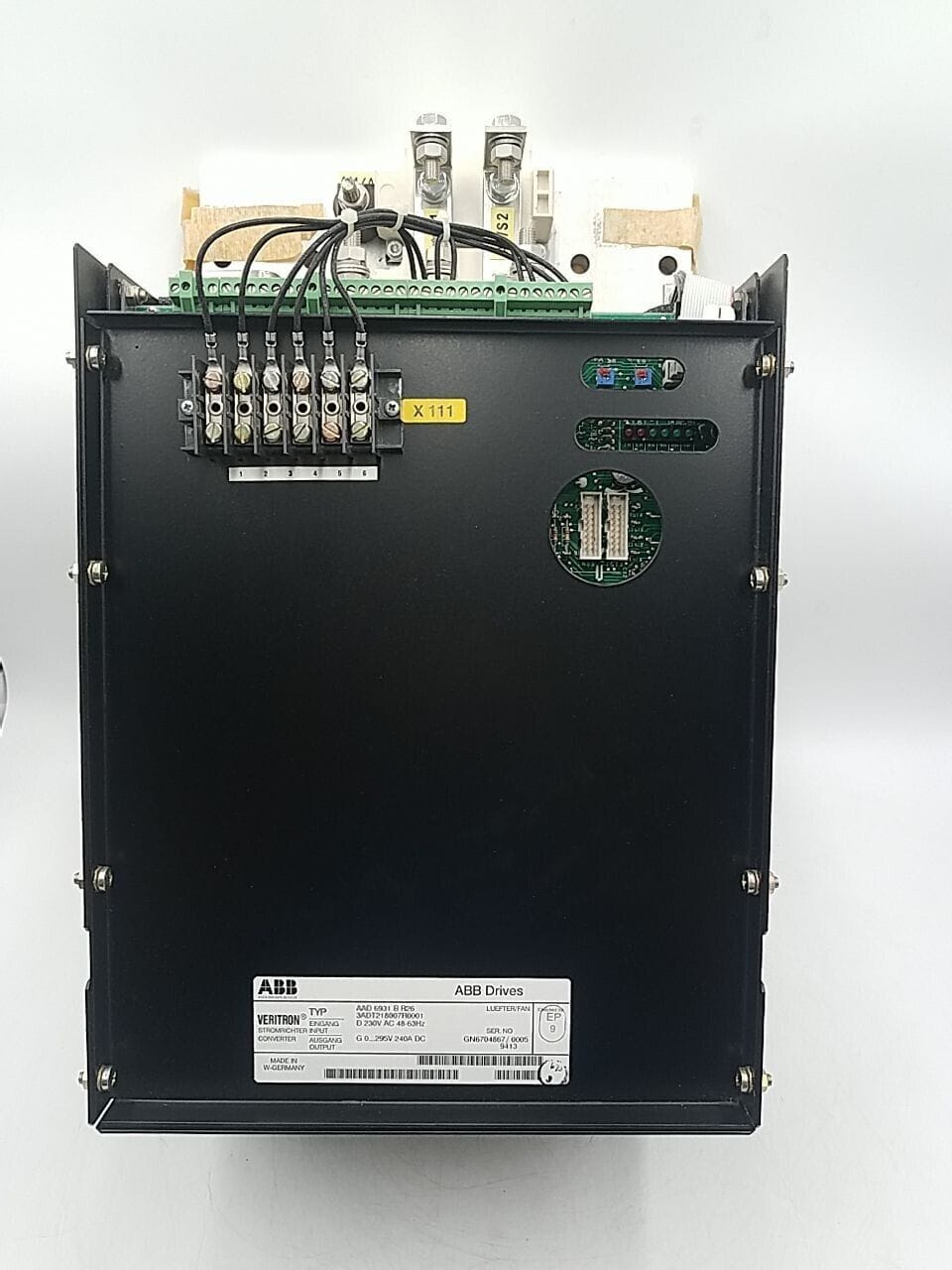 ABB #AAD-6931-B-R26, Convertidor Drive Veritron Stromrichter