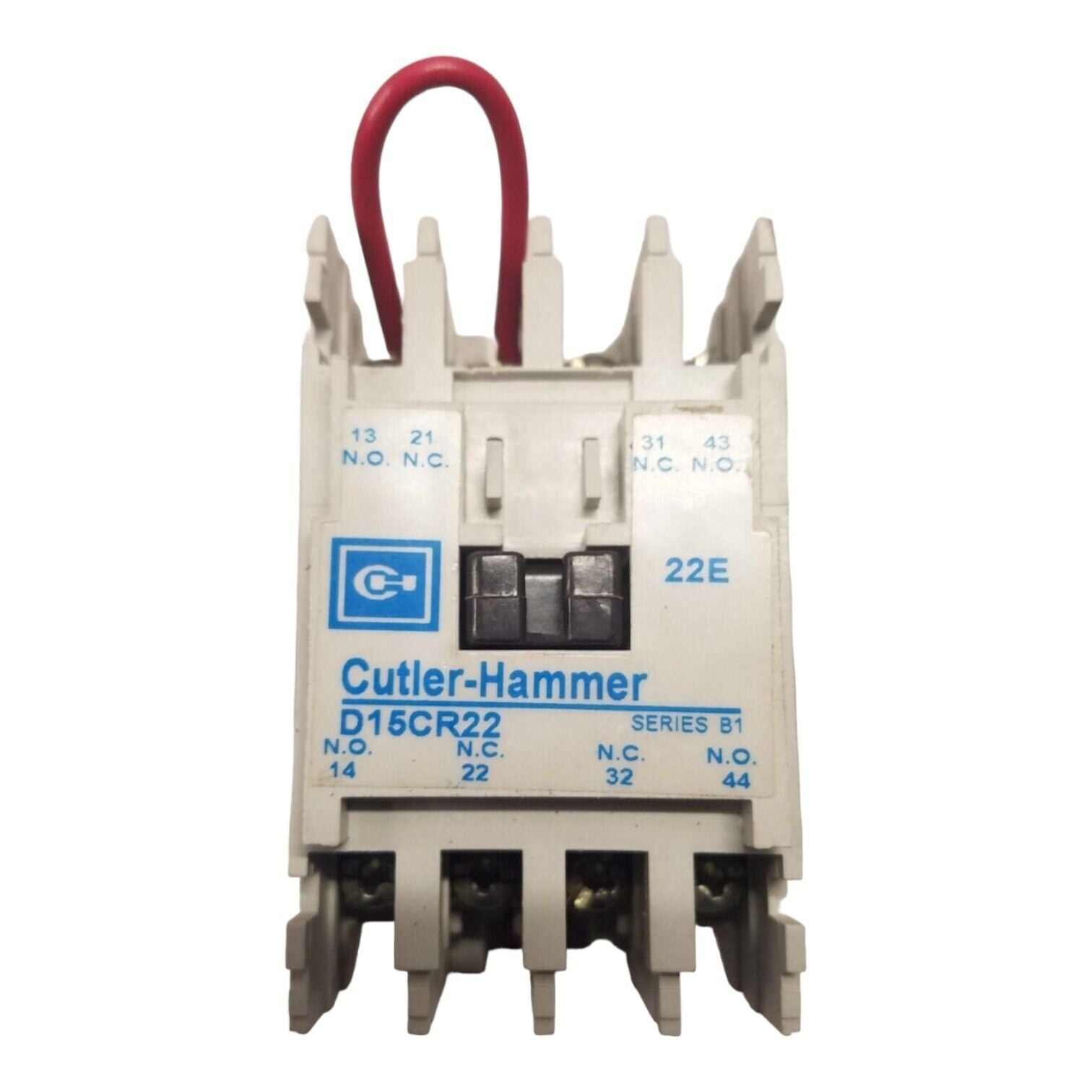Cutler-Hammer #D15CR22, 4-Pole, 10 Amp, 120 Volts, coil Relay, NEW