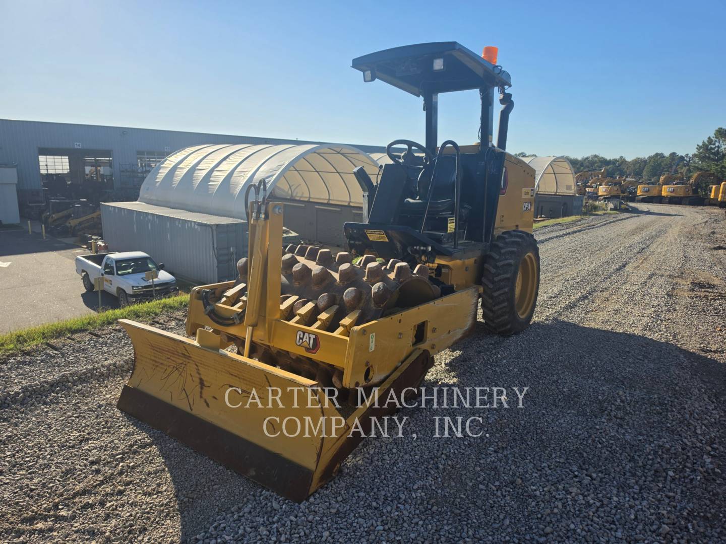 Caterpillar CP34, Vibratory Single Drum Pad, 299 hours, S/N: 051500696, 2022