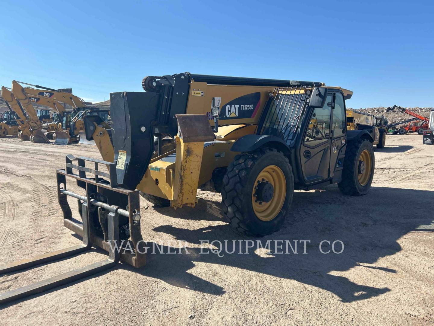 Cat TL1255D, Telehandler, 4847 hours, S/N: ML702035, 2019