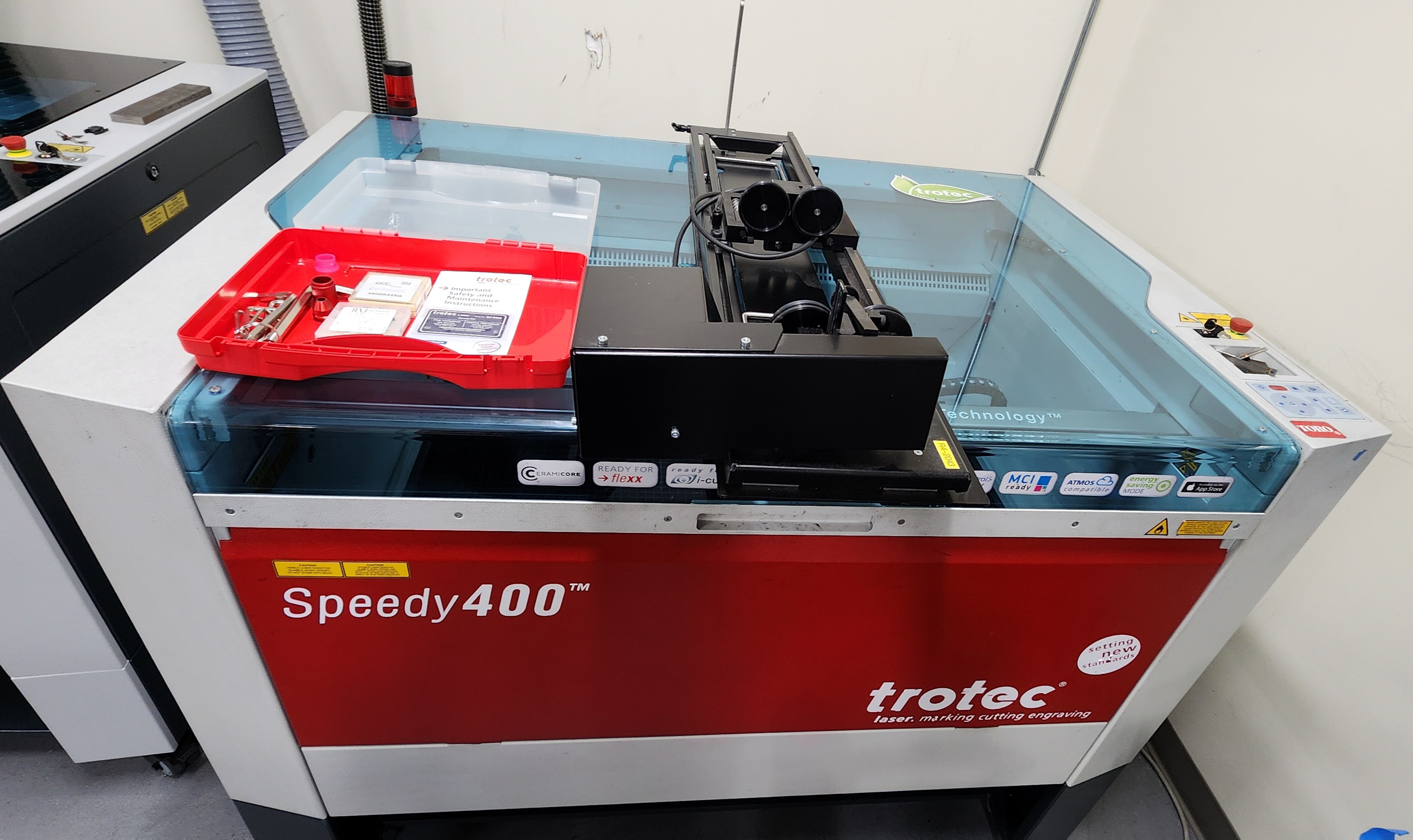 Trotec #Speedy-400, 100 watt Co2 laser engtaver & cutter, 40" x 24" working area, 2024