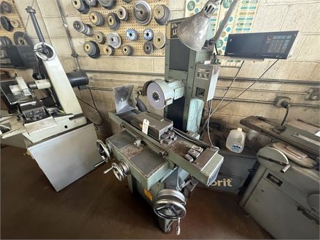 6" x 12" Okamoto #6-12-Linear, surface grinder, 14" spindle to table, 3450 RPM, 1.5 HP, linear guides
