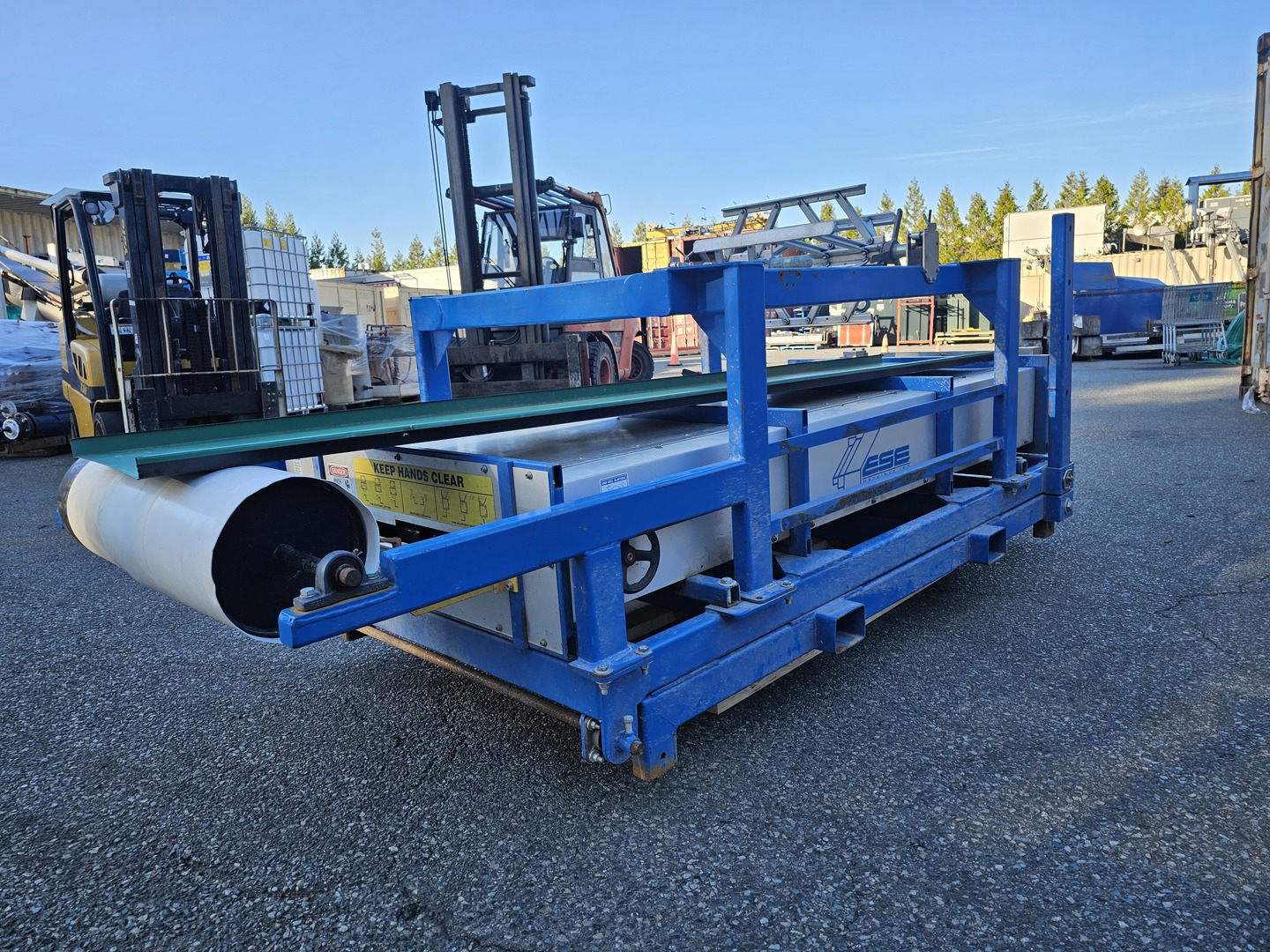 ESE Machines #ESE-150, Standing Seam Panformer, 1.5" seam height, rollformer, overhead decoiler, 115 Volts